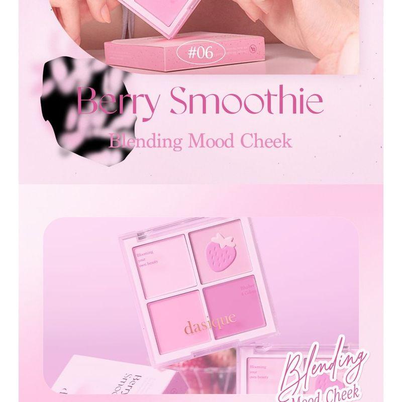 DASIQUE Смешивающий румяна Mood Cheek Ягодный смузи