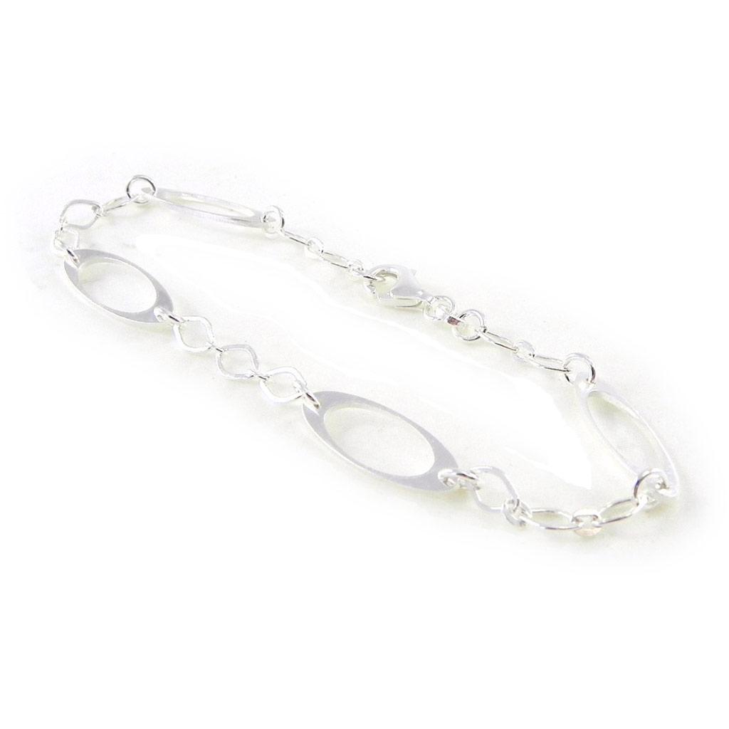 Les Trésors De Lily [E2163] - Серебряный браслет «Калиссоны» - 6 мм