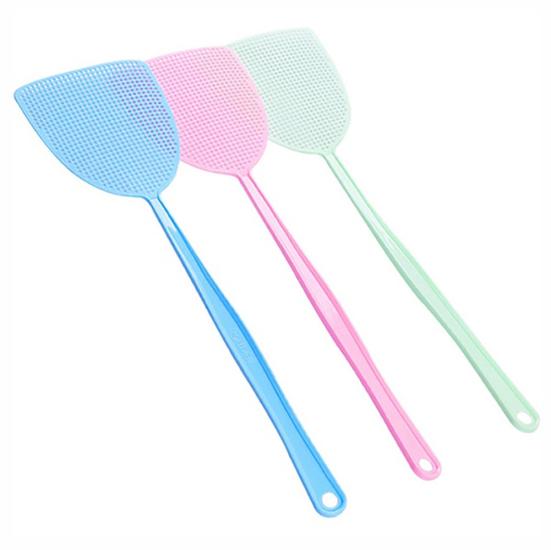 3Pcs Summer Home Plastic Long Handle Fly Swatter Bug Mosquito Killer Slap Tool