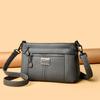 Soft Leather Versatile Middle-aged Mom Bag Large-capacity Single-shoulder Crossbody Bag