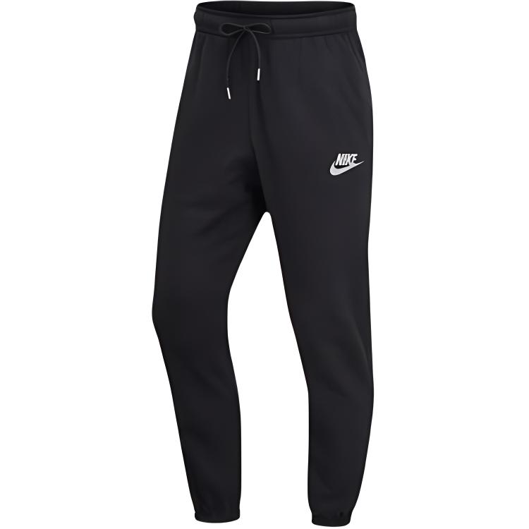Nike Вязаные джоггеры на флисовой подкладке с эластичным шнурком на талии, мужские брюки, черные DM1243-010