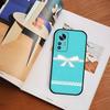 Голубой чехол для телефона Tiffany's для Xiaomi 11 12 Redmi Note 11 5G 8T 9A 9 10T Note 8 9 12S Ультратонкий, Ударопрочный, Черный