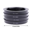 Aluminum Alloy 4Pcs Wheel Hub Center Ring Car Wheel Bore Collar 66.1-57.1,67.1-57.1,67.1-60.1,67.1-66.1,74.1-72.6