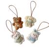 Adorable Miu-style Rabbit & Bear Bag Charm: Cute Girly Decoration & Creative Student Gift