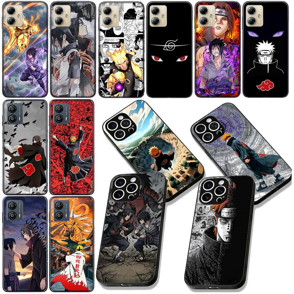 Akatsuki Pain Uchiha Narutos Itachi Sasuke for Motorola Moto Edge 50 30 Fusion 40 NEO Ultra Pro G22 G23 G20 G35 G84 G13 G53 Case
