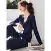 Женский повседневный комплект: футболка с длинным рукавом и брюки в стиле колор-блок