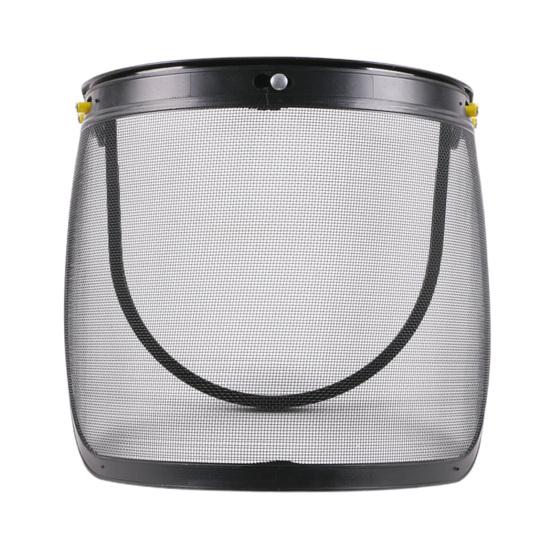 Защитная маска из стальной сетки с алюминиевой рамой, регулируемая, полностью покрывающая защитная маска от мусора