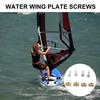 4 шт. 8 мм/6 мм монтажные Т-образные гайки и винты Замена Монтажные Т-образные гайки для гидрофойла Винты для гидрофойла для серфборда Прочные