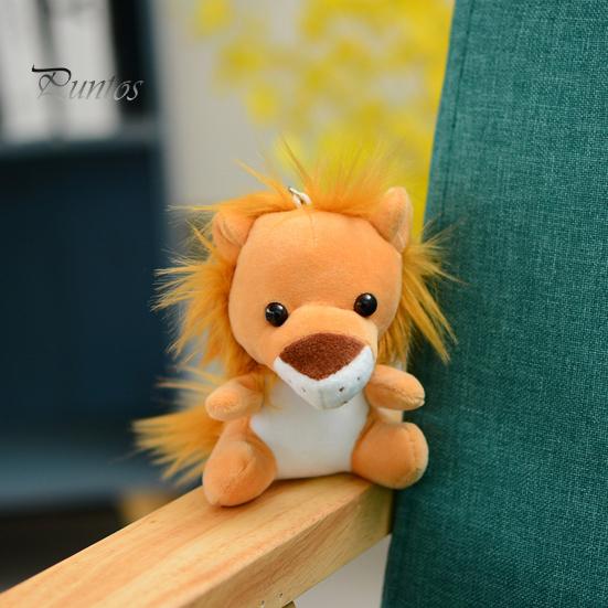 Брелок с животными, джунгли, обезьяна, тигр, лев, жираф, слон, леопард, кукла, плюшевые игрушки, милый мультяшный плюшевый рюкзак, кулон, подарки для девочек