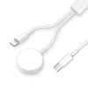 FONKEN Беспроводное зарядное устройство 2 в 1 типа C для Apple Watch USB C Кабель для зарядки iWatch Кабель док-станции для зарядки iWatch