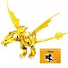 GXL050 King of The Film Series Kidora Three-headed Dragon Monster Building Blocks