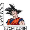 Japanese Anime Character Embroidery Cloth Sticker Cartoon Muscle Man Patch Sticker Bag Decoration Cosplay Embroidery Chapter Boy