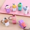Mini Cartoon Student Supplies Size 10 Staples Stapler Key Chain Mini Stapler Stapler Binding Tools