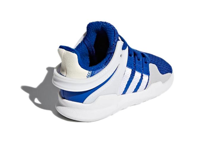 adidas Оригинальные EQT Support ADV Дышащие Низкие Кроссовки для Малышей Синие Младенцы и Малыши CM8157