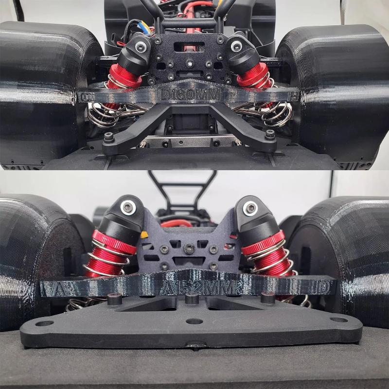 1 Set For Mjx 7303 Hyper Go 1/7 Rc Car C3 Rc Car Off-Road Truck Upgrade Simulation Front Rear S Lining