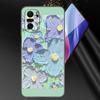Чехол для телефона с тиснением в виде цветка для Xiaomi Mi POCO X3 NFC GT M4 M3 12 11T 10T Pro A3 11 Lite NE 5G 12X 11i F3 Мягкий черный чехол из ТПУ