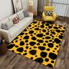 Leopard Print Carpet Pattern suitable as a non-slip mat for the living room or bedroom sofa