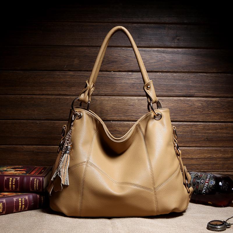 Женская сумка через плечо, большая сумка для мамы, модная сумка с кисточками