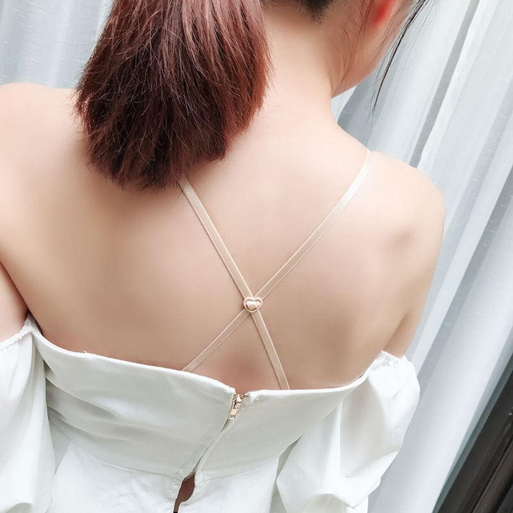 Summer Invisible Wedding Nylon Bra Accessories Women Bra Belt Shoulder Strap Brassiere Straps