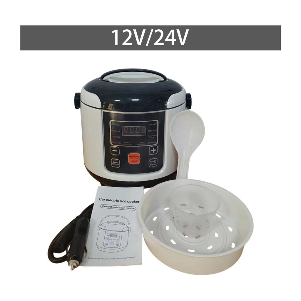 Electric Rice Cooker, Rice Cooker for Car, Mini Porridge, Automatic,