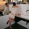 Women's Street Style Solid Color Off Shoulder Batwing Long Sleeve Comfy Loose Fit Ruched Bodycon Mini Dress