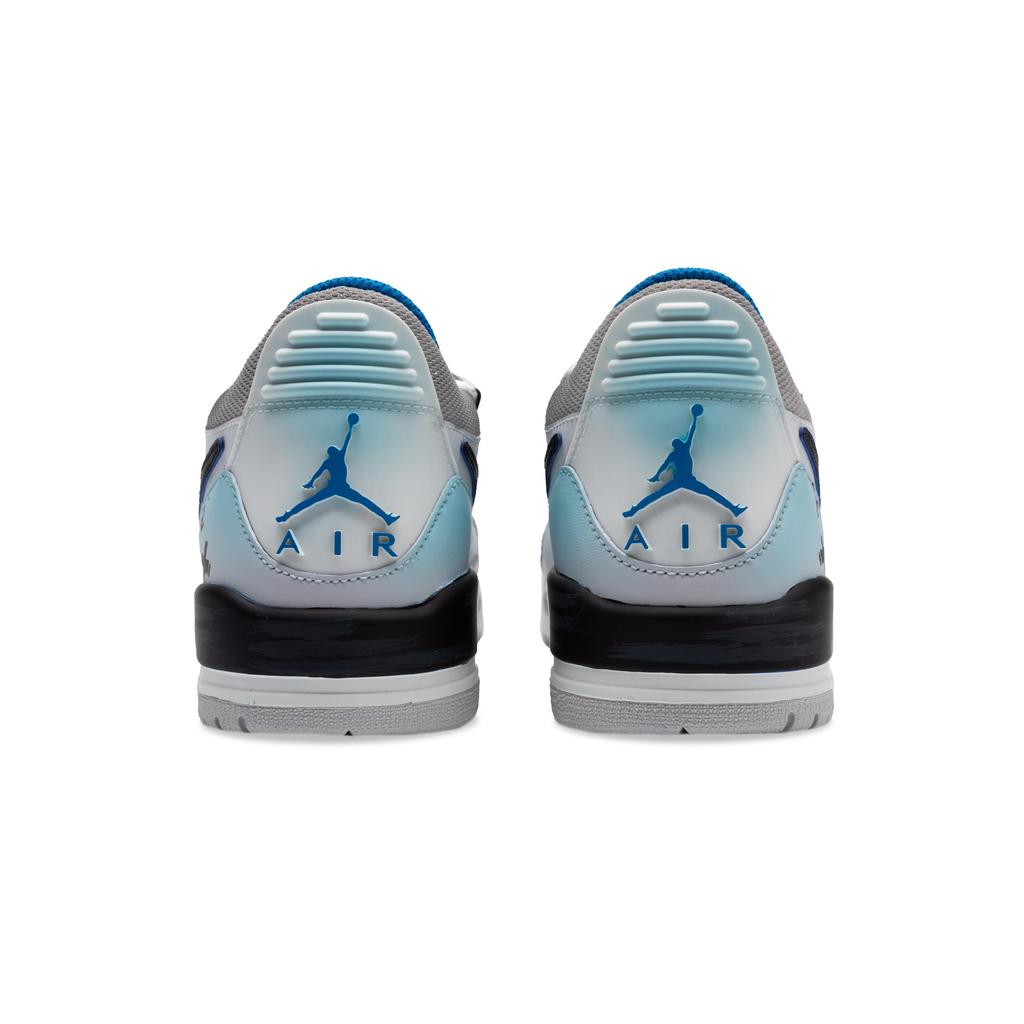Jordan Legacy 312 Slip Resistant Abrasion Resistant Low top Basketball Shoes Men's Blue White HJ3480-140(Team152-)