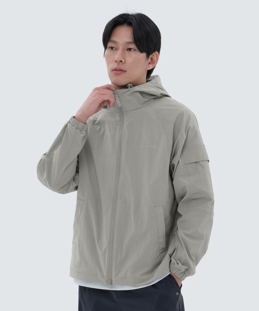 Ветровка Snowpeak Apparel Root Utility Pocket Серая (S24Murwb67)