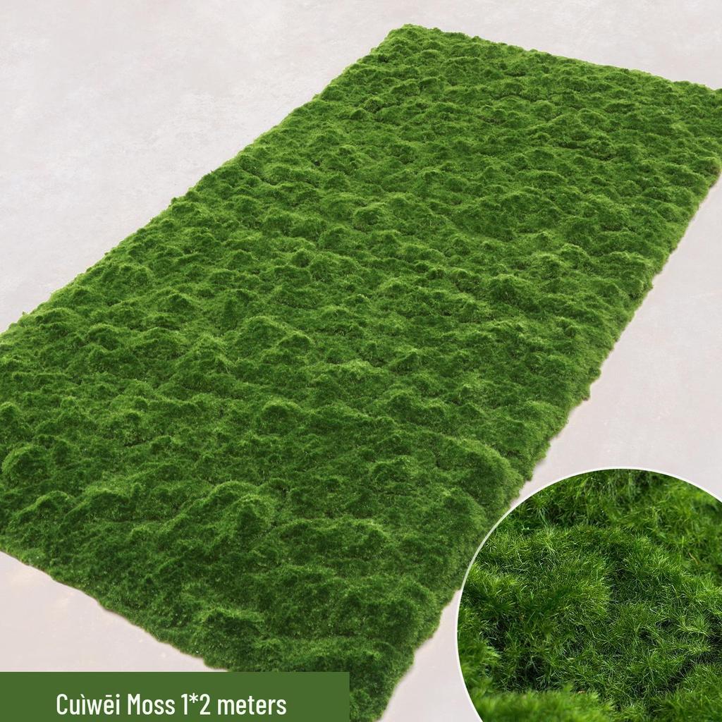 Artificial Green Moss Wall for Micro Landscape and Bonsai Decor