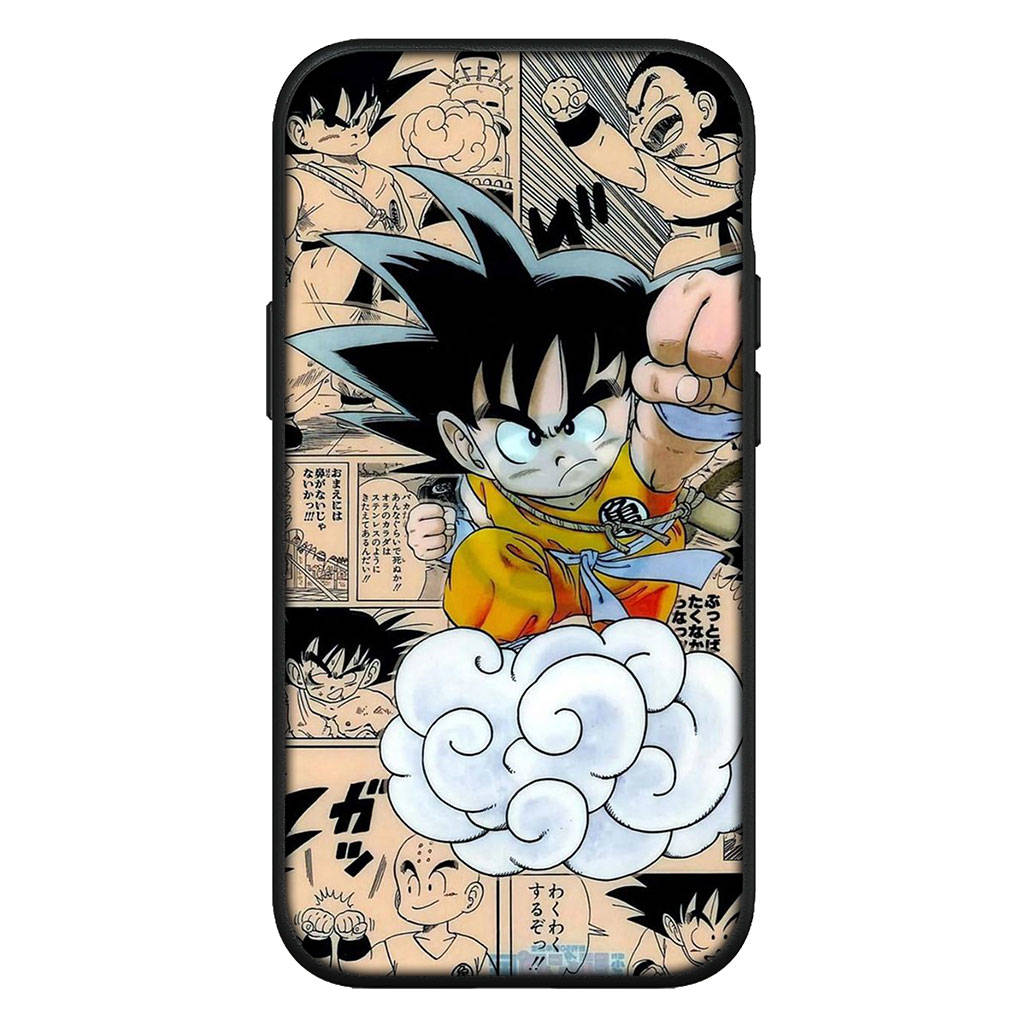 Для iPhone 16 15 Xiaomi Redmi Note 14 13 12 11 Pro Max 16e Samsung Galaxy S25 S24 S23 Moto OPPO Huawei Comics Dragon Ball DragonBall Goku Z Чехол для телефона
