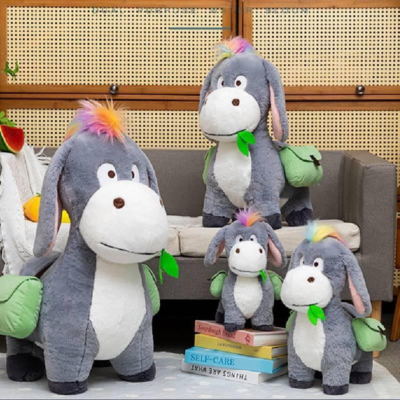 Очаровательный плюшевый рюкзак-игрушка в виде ослика, милая кукла-мягкая игрушка, подарок для девочек на день рождения