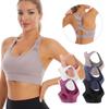 One-piece Fixed Cup High-strength Shockproof Gathered Sports Bra for Women Thin Style Beautiful Back Sports Bra