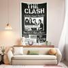 Rock And Roll Music Tapestry Heavy Metal The Clashs Wall Hanging Bedroom Decoration Large Fabric Dorm Backdrop Concert Decor