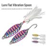 Golden Bionic Sequin Fishing Lure: Flat Town Red-Tail Blue-Tip Roach