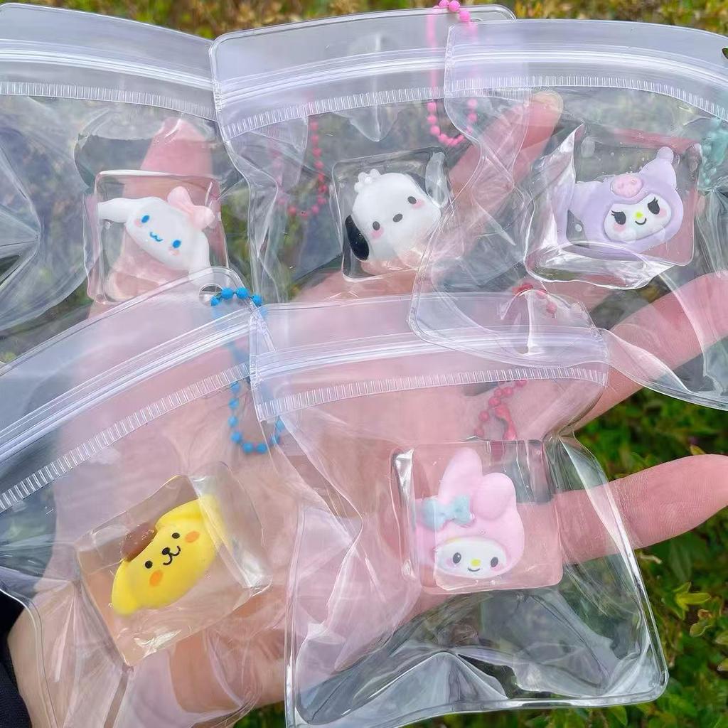 Игрушки-сквиши на шарнирах: Лягушка, Курица, Кошачья Лапка - Брелоки на Рюкзак для Снятия Стресса