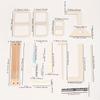 1set Bookbinder Set Diary Album Cover Making Bag Book Positioning Ruler Straight Ruler Origami Knife Punching Stitching Lines