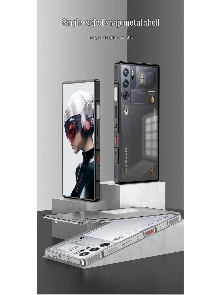 Remagic Red Magic 11/10 Pro Односторонняя металлическая кнопка-защелка Чехол для телефона (Без плечевого ключа), Red Magic 9