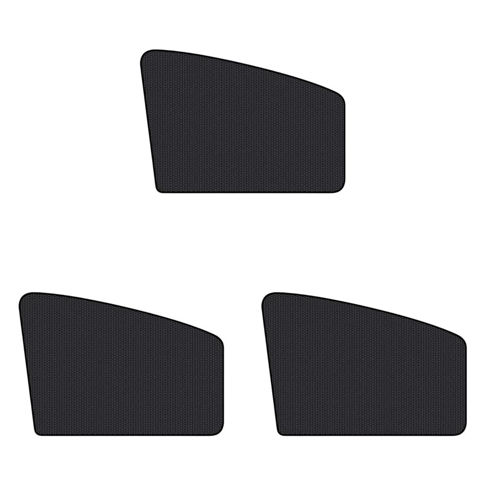 Магнитный автомобильный солнцезащитный козырек Защитная шторка от УФ-лучей Защита от солнца для боковых окон Сетчатая 5D карбоновая сетка Защитная пленка для автомобилей внедорожников минивэнов