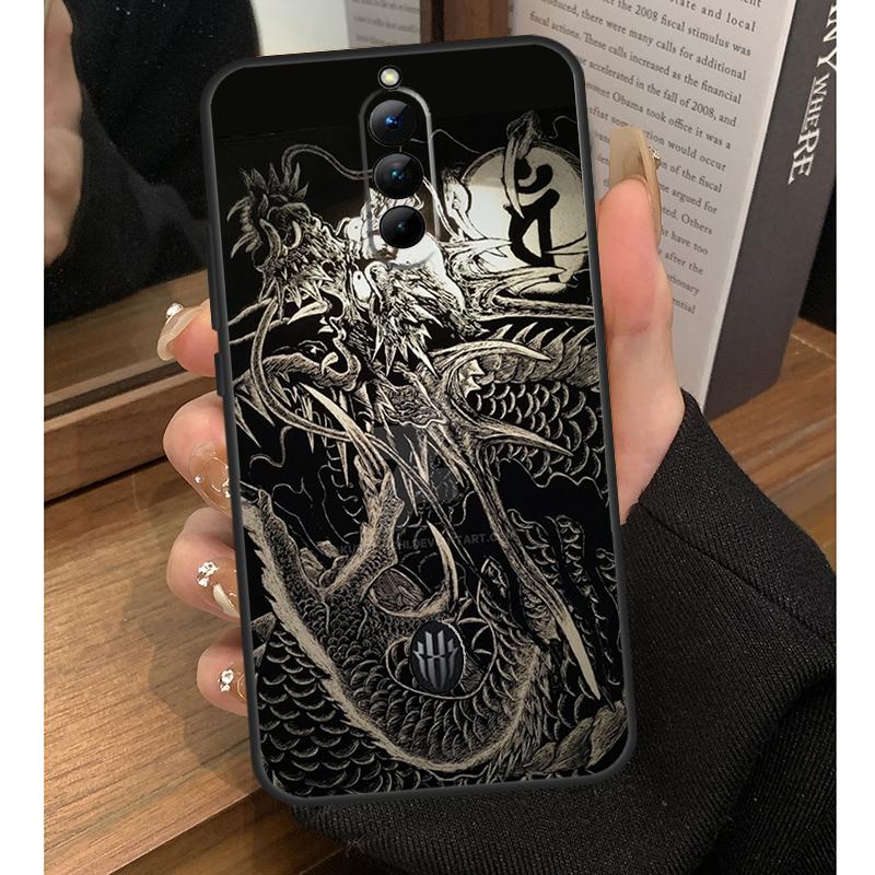 Чехол-татуировка Дракон Якудза Для Nubia Red Magic 10 Pro Plus 6 7 Pro 6S 7S 5G 6R RedMagic 9S 8S 8 9 Pro Plus Coque