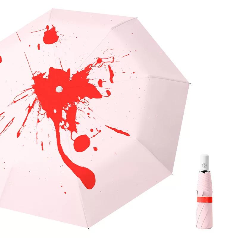 Student-Specific Umbrella, Automatic Dual-Use Sun and Rain Umbrella, High-Quality Sunshade Umbrella, Sun Protection, Uv Protection, Black Coating