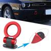Universal Tow Hook Kit Car Simulation Tralier Tow Hook Kit ABS Bumper Car Sticker Adorn Only for Decoration Auto Accessories
