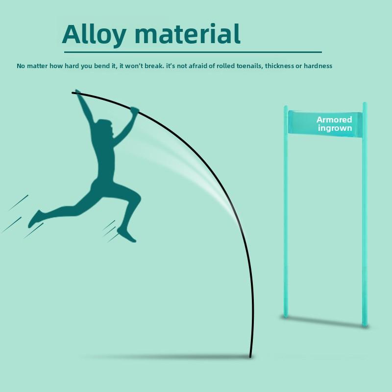 Курчавый ортез для ногтя Никель-цинковый сплав Память отскока Позитивное приклеивание ногтя Вросший ноготь Инкрустированный ноготь Позитивный пластырь для ногтя Ноготь большого пальца ноги Длинная плоть