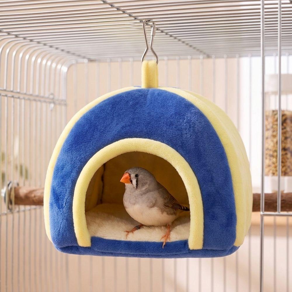 Sherpa Inner Liner Parrot Fleece Warm Nest Small Bird Winter House Cage Decoration