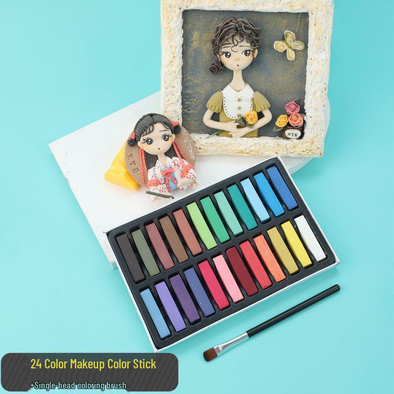 BJD Специальный глиняный порошковый цветной пигмент для росписи кукол