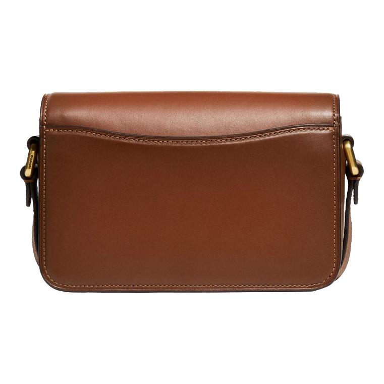 Coach Сумка через плечо Studio 19 с клапаном и пряжкой с логотипом C Женская сумка через плечо Седло C8078-B4L4A