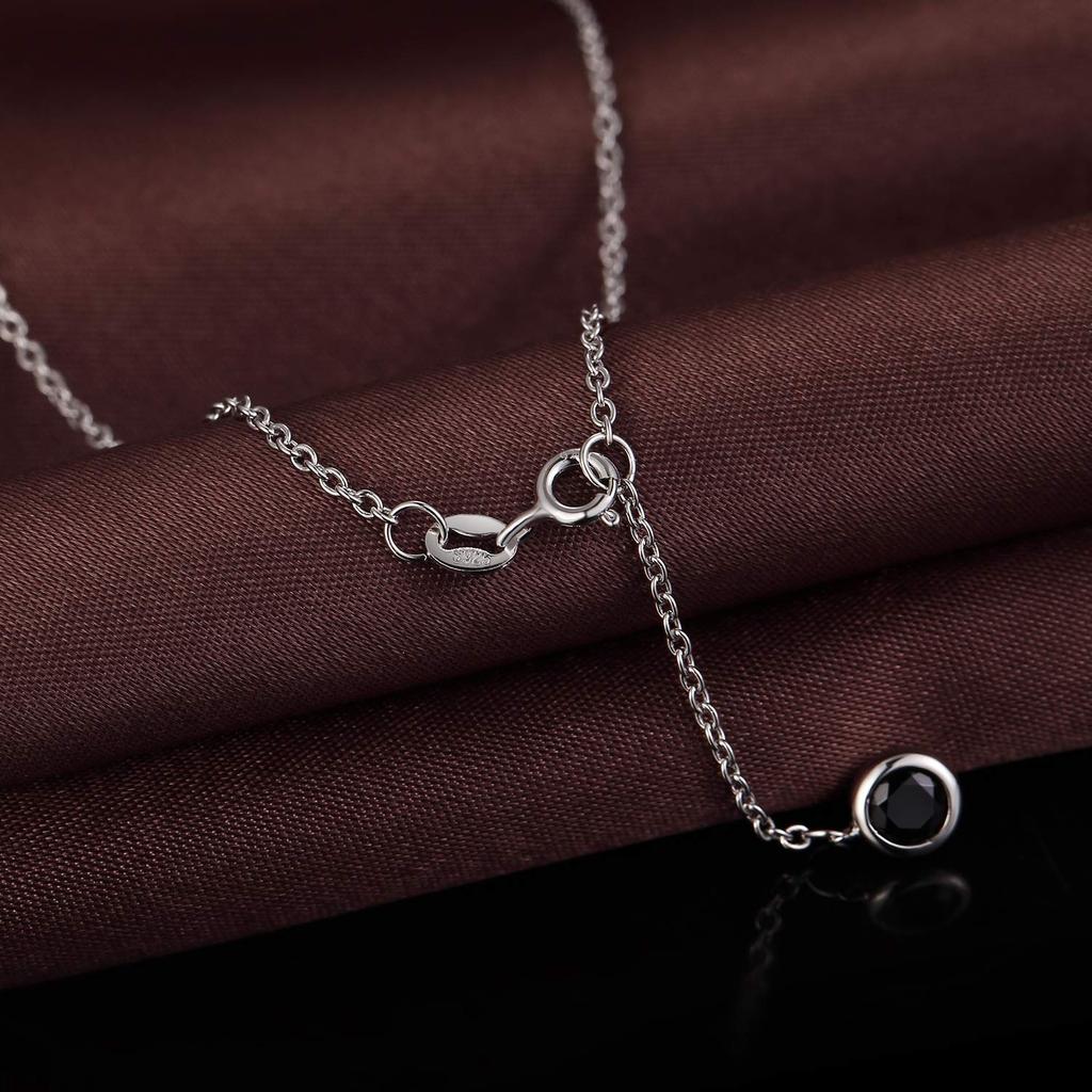 12 Constellation Necklace 925 Sterling Silver Constellation Pendant Necklace Delicate Rhinestone Constellation Sign Elegant Cubic Zirconia