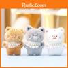 Cute Plush Cat Toy With Funny Animal Keychain Stuffed Animal For Gifts Kids