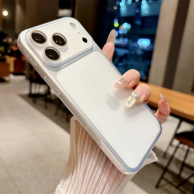 Ультратонкий чехол для телефона с большим окном для iPhone 11/12/13/14/15/16/17 PROMAX