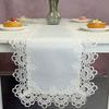 European Lace Table Flag Hollow Rectangular Flat Angle Tablecloth Water Soluble Lace Jacquard Fabric Strip Table