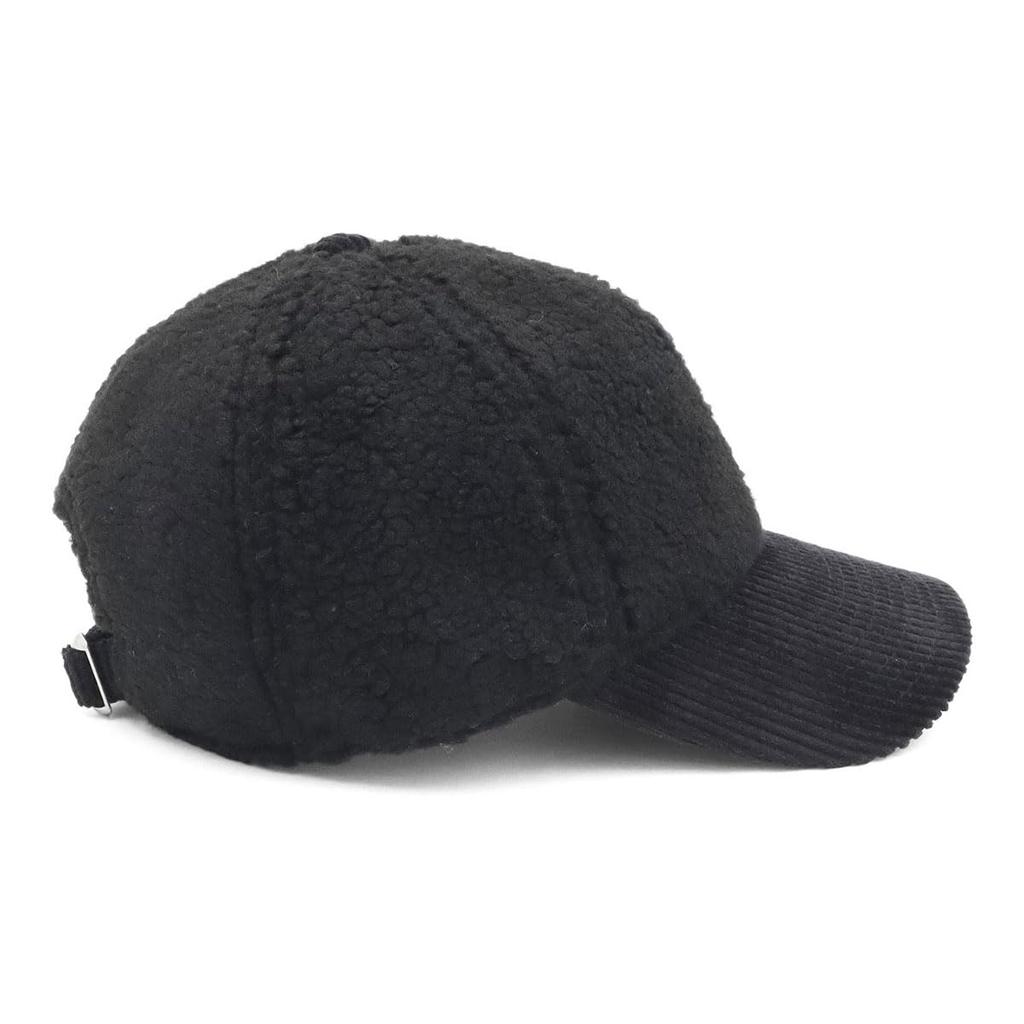 New Era Youth 9TWENTY Cap Black Solid Boa Fleece Exclusive to for Boys and Authentic New Era 920 Popular and Cute Cool Junior Hat for UV Protection