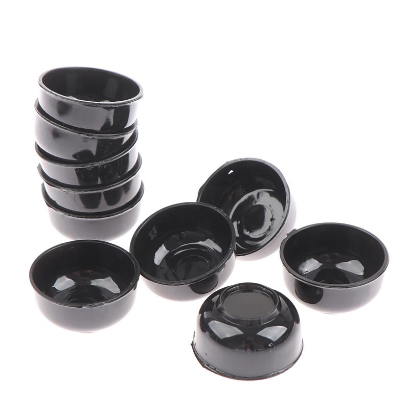 10Pcs Miniature Bowl Dish Round 1/12 Scale Doll House Kitchen Dinning Accessory